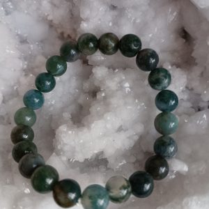 Bracelet Agate Mousse 8mm