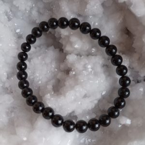 Bracelet Tourmaline Noire 6mm